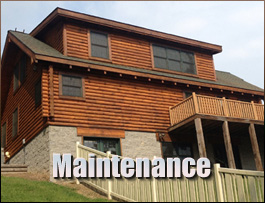  Taylorsville, North Carolina Log Home Maintenance